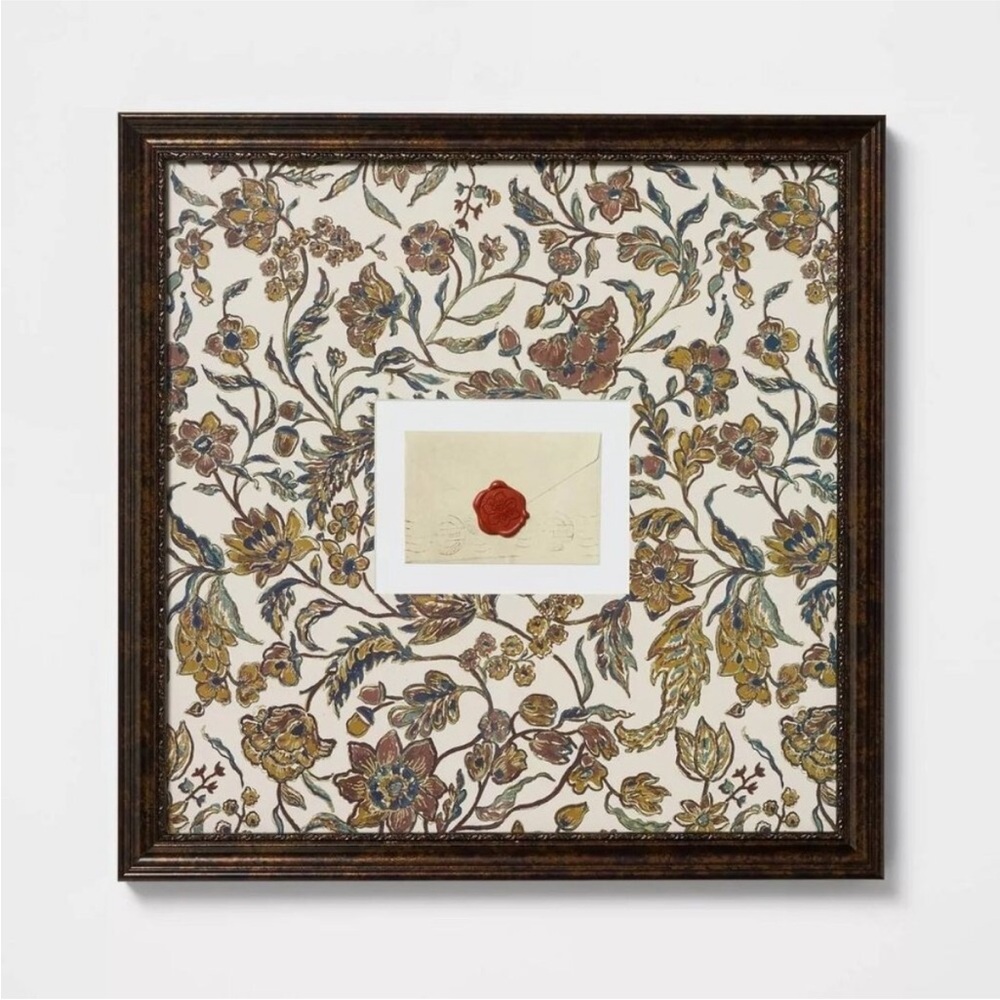 16"x16" Keepsake Envelope Framed Wall Art - Threshold Studio McGee